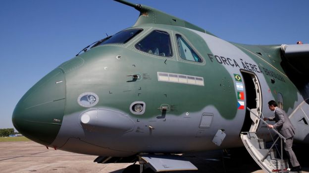 Avião militar brasileiro feito pela Embraer