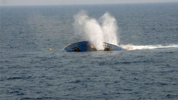 மூழ்கும் கப்பல்