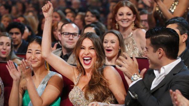 Sofía Vergara en la entrega de los People's Choice Awards, enero de 2017