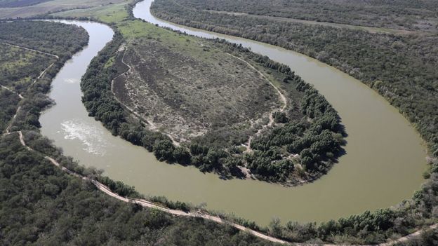 Río Grande, en la frontera entre México y Estados Unidos.