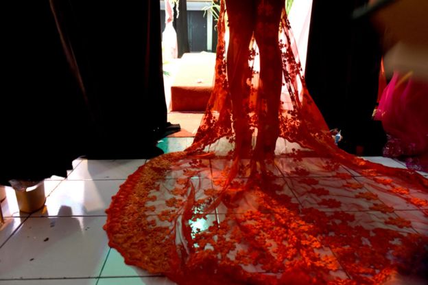 vestido rojo