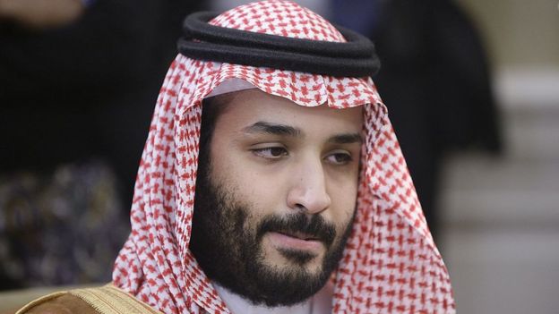 Príncipe heredero saudita Mohammed bin Salman