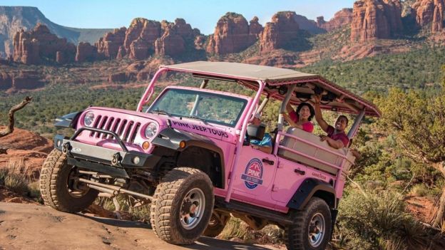 Un tour de Pink Jeeps