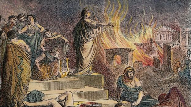 羅馬皇帝尼祿是詩人暴君的原型。