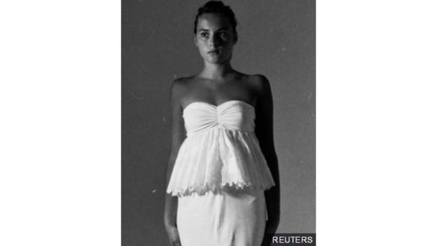 Melania Knavs em sua época de modelo