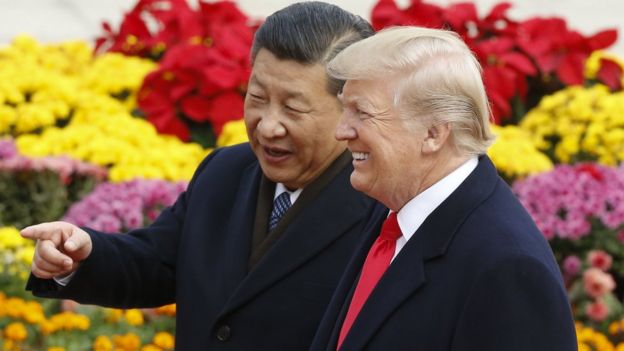 El presidente chino Xi Jinping y su par de EE.UU. Donald Trump