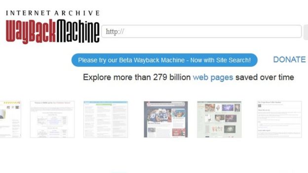 wayback machine