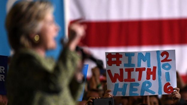 Clinton campaigns in Las Vegas