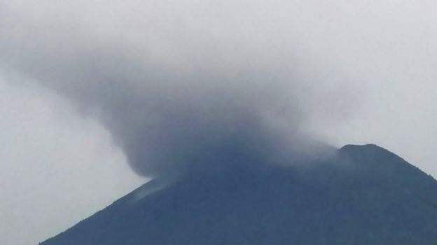 印度尼西亚巴厘岛的阿贡火山