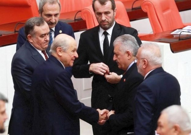 Devlet Bahçeli ve Binali Yıldırım