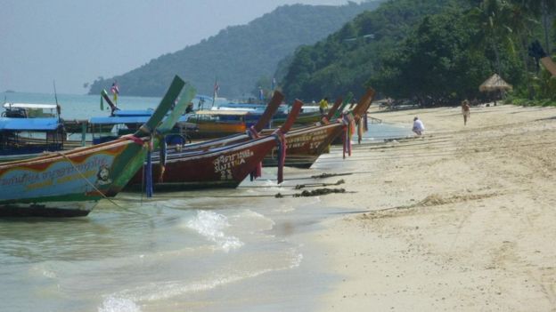 Praia na Tailândia