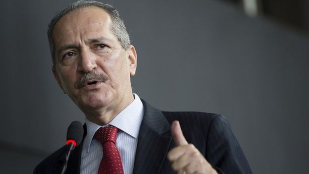 Aldo Rebelo em 28-01-2015 quando era Ministro da Ciência e Tecnologia