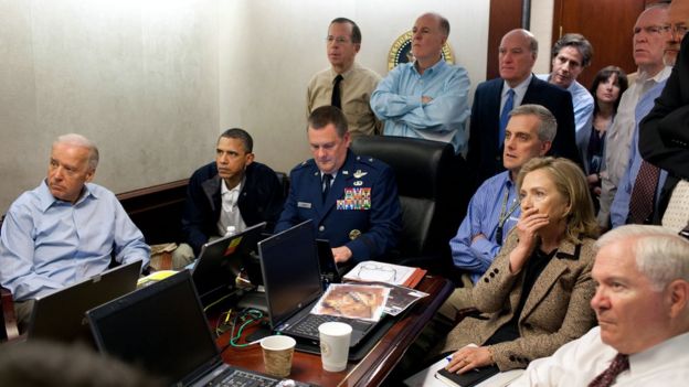 Todo el gabinete de Obama observa el momento del ataque de las Fuerzas Especiales de Estados Unidos contra Osama bin Laden.