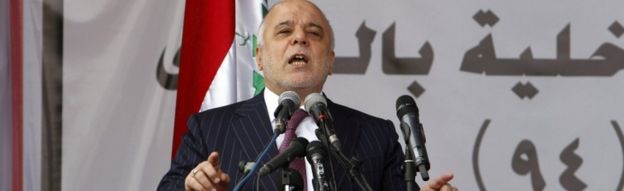 Primeiro-ministro Haider al-Abadi, janeiro de 2016