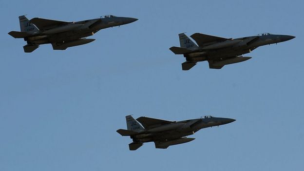 Aviones F-15s