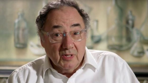 Screen grab of Barry Sherman taken from promotional Apotex video on YouTube on 17 December 2017