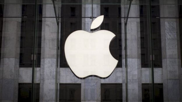 logo de Apple en Nueva York