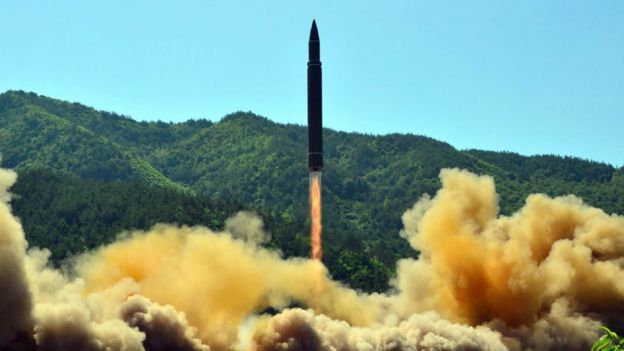 Lanzamiento de misil norcoreano
