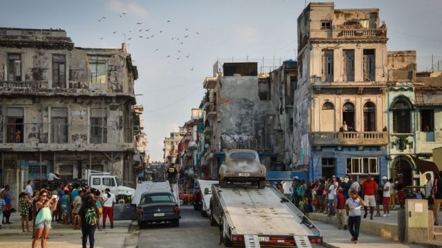 Filmación de Fast and Furious en La Habana