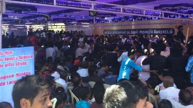 காவிரி மற்றும் ஸ்டெர்லைட் பிரச்சனைக்காக திரண்ட திரை உலகத்தினர்