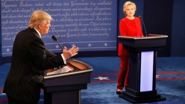 Trump na Clinton