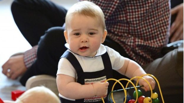 Prince George aged 6 months