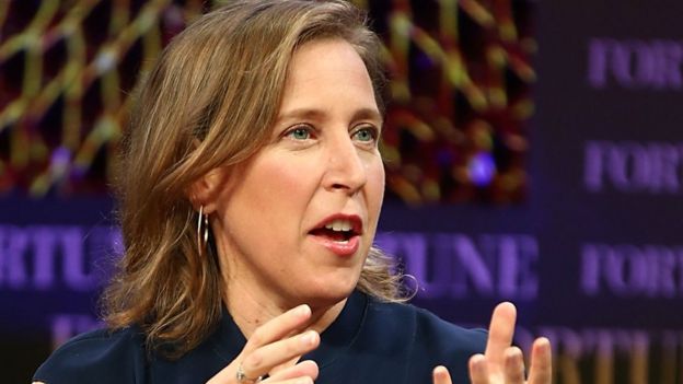 YouTube chief executive Susan Wojcicki