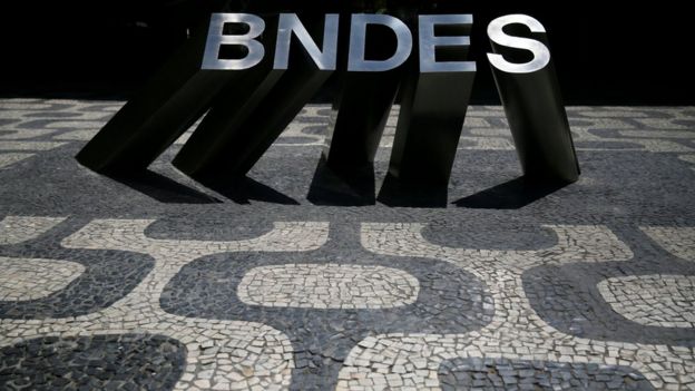 Fachada do BNDES, no Rio de Janeiro