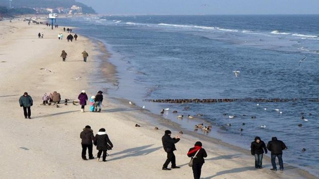 Una playa en Usedom