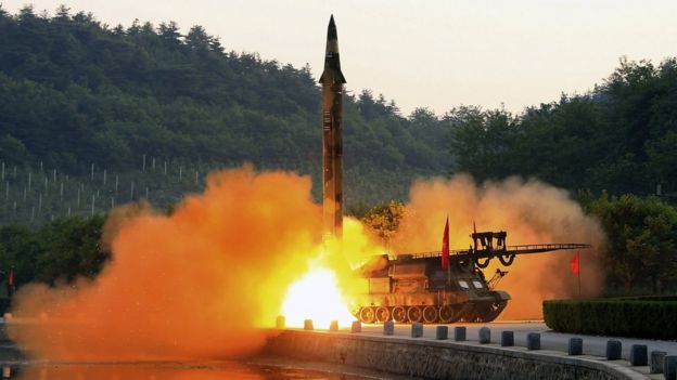 Lanzamiento de misil norcoreano