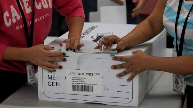 Material electoral en Honduras