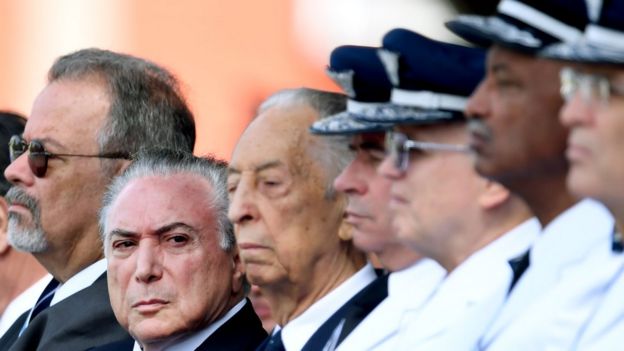 Temer participa de cerimônia