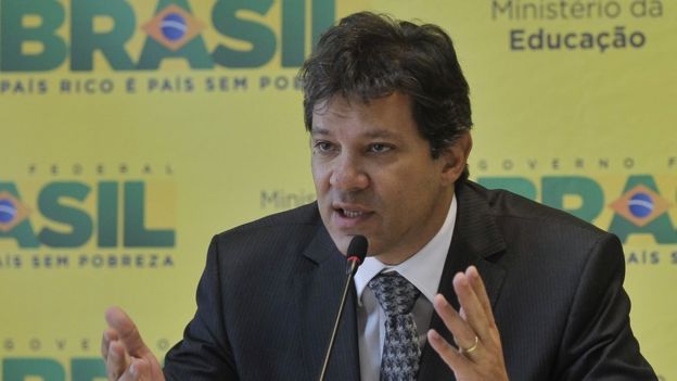 O ex-prefeito de São Paulo Fernando Haddad