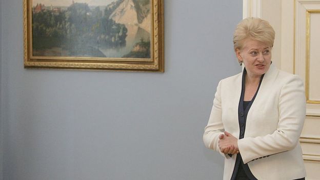 La presidenta lituana