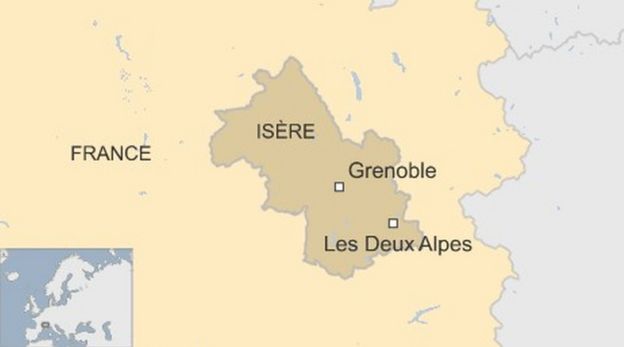 Map of Isere