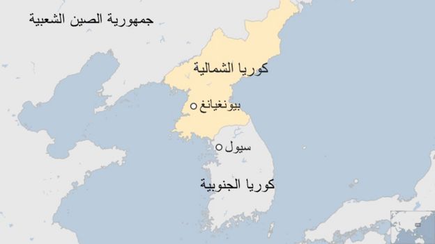 بيونغيانغ تهدد برد قوي على نشر قطع بحرية أمريكية قبالة شبه الجزيرة الكورية _95581829_908d3199-5b4b-4102-aed9-1a04fc9b5b47