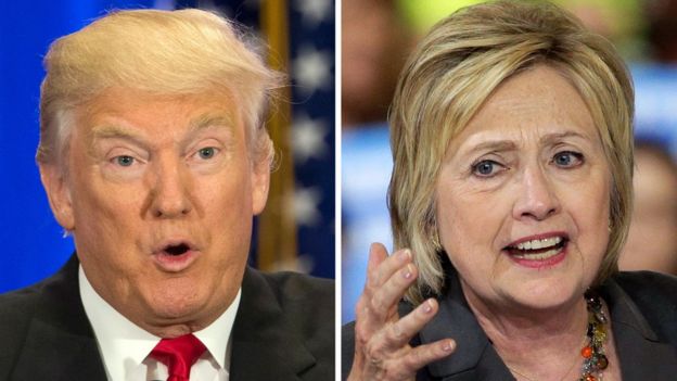 Donald Trump y Hillary Clinton
