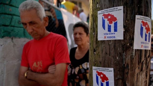 El 11 de marzo, los cubanos pudieron elegir si respaldar o no a los candidatos a la Asamblea. Foto: AFP