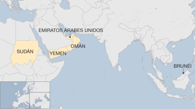 Mapa de los cinco países con mayores restricciones a viajeros con VIH.