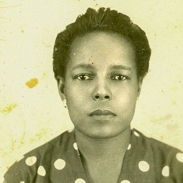 Tia Maria do Jongo em foto 3x4 tirada em 1958, quando tinha 38 anos