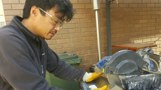 Mr Nguyen's restoration work