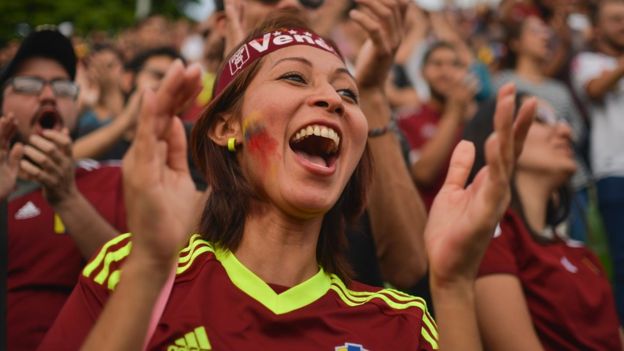 Aficionados venezolanos