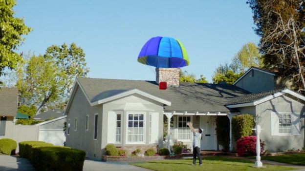 Google parachute delivery