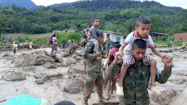 Niños rescatados