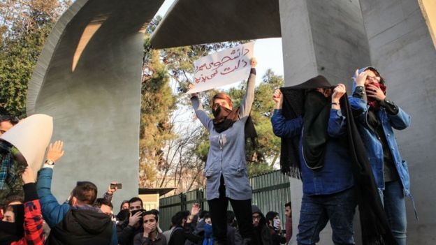 biểu tình, Iran