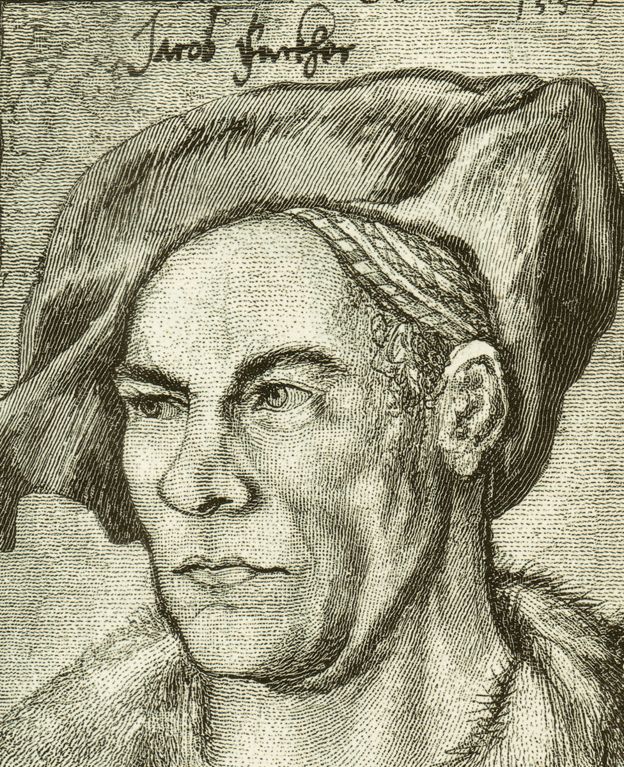 Retrato de Jakob Fugger hecho por Hans Holbein el Viejo