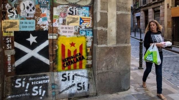 Grafite pró-separação em Barcelona