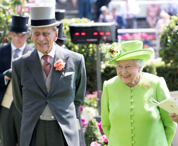 Prince Philip and the Queen
