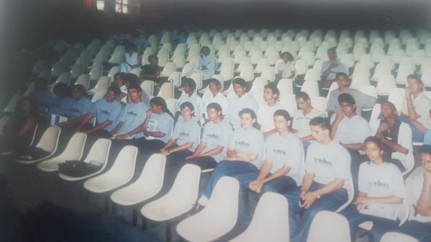 Everton Alves e alunos do Formare