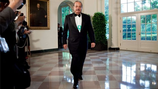 El empresario Carlos Slim es uno de los más beneficiados con el modelo económico de México.